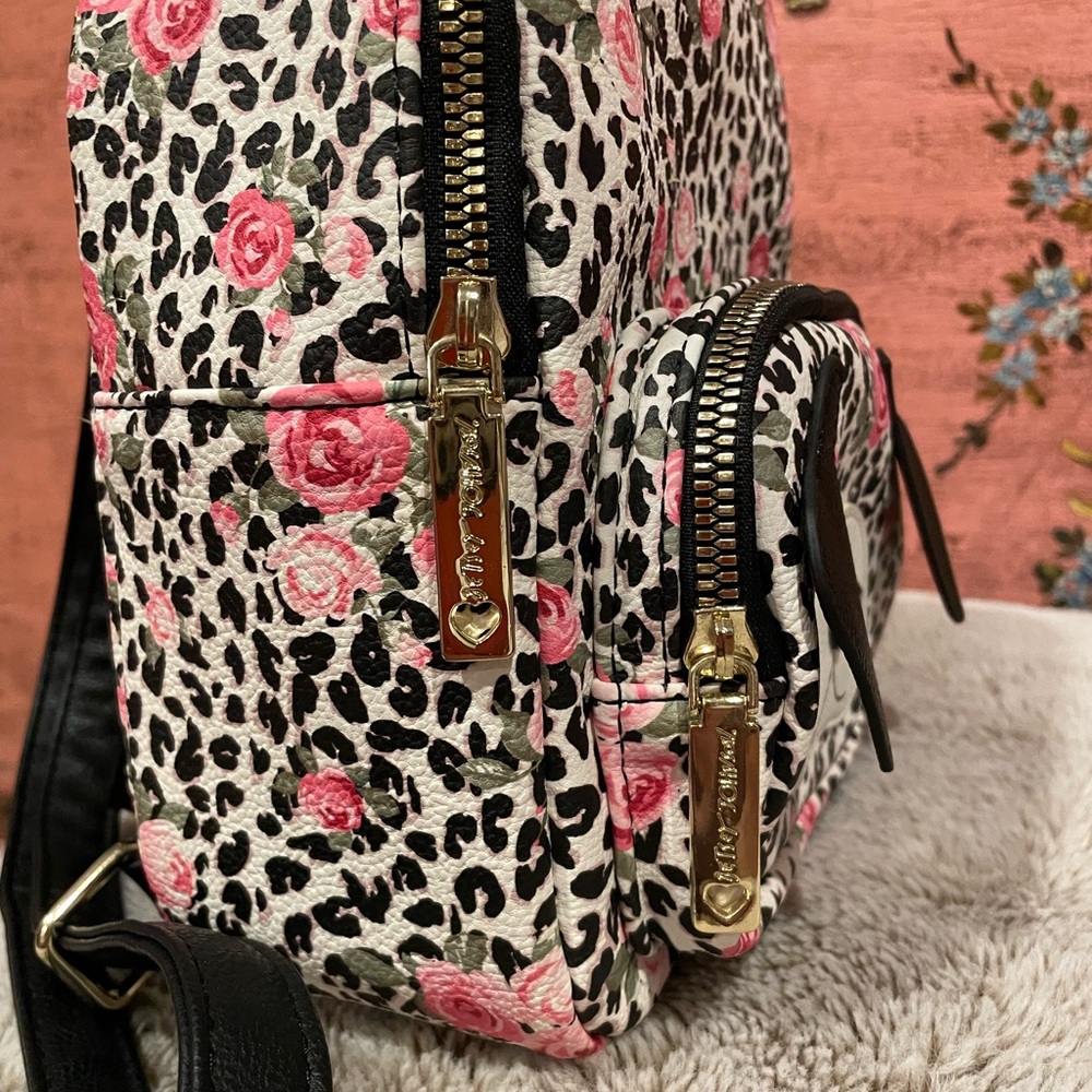 Betsey Johnson Kitsch Mini Floral Puppy Backpack - Picture 9 of 9